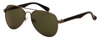 AZ Eyewear zonnebril unisex grijs met groene lens (7140 P) - thumbnail