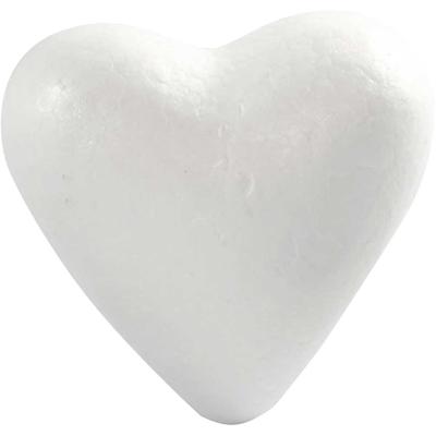 Creativ Company Harten, h: 11 cm, d: 5 cm, b: 11,5 cm, wit, 25 stuk/ 1 doos