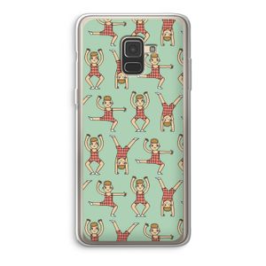 Gymboys: Samsung Galaxy A8 (2018) Transparant Hoesje