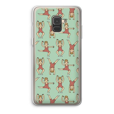 Gymboys: Samsung Galaxy A8 (2018) Transparant Hoesje