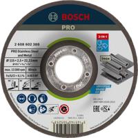 Bosch Accessories Bosch Power Tools 2608602388 Doorslijpschijf gebogen 115 mm 1 stuk(s) Metaal Bosch Accessories Bosch Power Tools 2608602388 Doorslijpschijf gebogen 115 mm 1 stuk(s) Metaal