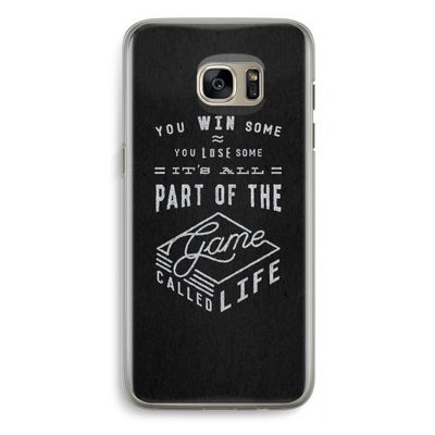 Life: Samsung Galaxy S7 Edge Transparant Hoesje