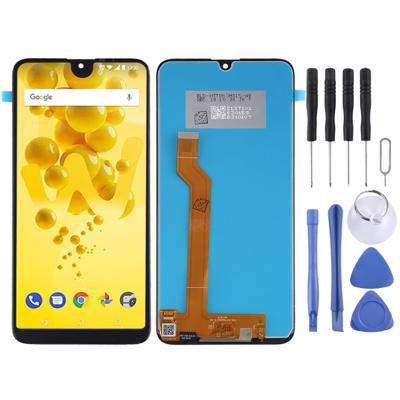 LCD-scherm en digitizer volledige assemblage voor Wiko view 3 (zwart)