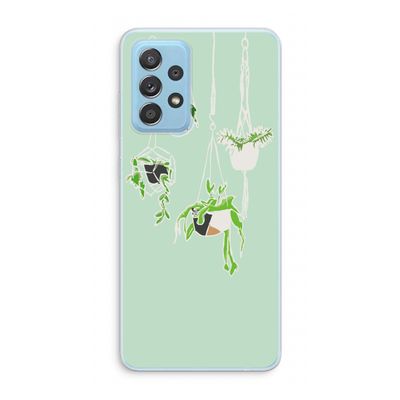 Hang In There: Samsung Galaxy A73 Transparant Hoesje