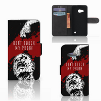 Microsoft Lumia 550 Portemonnee Hoesje Zombie Blood - thumbnail