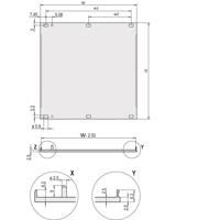 nVent SCHROFF 20848270 Frontpaneel 1 stuk(s)