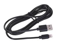 Gembird CC-USB2-AMLM-2M Lightning-kabel Zwart
