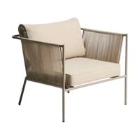 Kave Home Zivia loungestoel Taupe