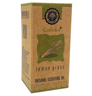 Goloka Etherische Olie Lemon Grass (12 flesjes)
