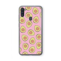 Dancing avocados: Samsung Galaxy A11 Transparant Hoesje Dancing avocados: Samsung Galaxy A11 Transparant Hoesje