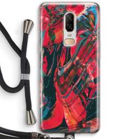 Endless Descent: OnePlus 6 Transparant Hoesje met koord