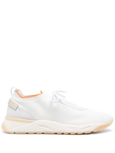 Santoni baskets Bueno en cuir - Blanc