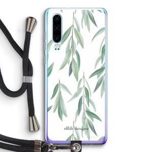 Branch up your life: Huawei P30 Transparant Hoesje met koord