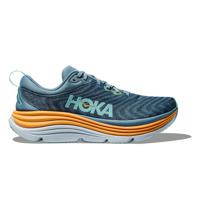 Hoka Gaviota 5 wide hardloopschoenen blauw/oranje heren 42 2-3