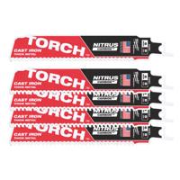Milwaukee Heavy Duty TORCH™ met Nitrus Carbide™ | TCT TORCH NITRUS 150mm x 8 Tpi | 5 pc - 48475561