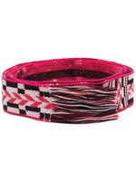 ISABEL MARANT ceinture Etka à franges - Noir