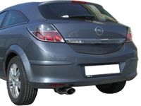 InoxCar uitlaat passend voor Opel Astra H GTC 1.7 CDTi (101pk) 2005- 120x80mm IXOPAS34120 - thumbnail