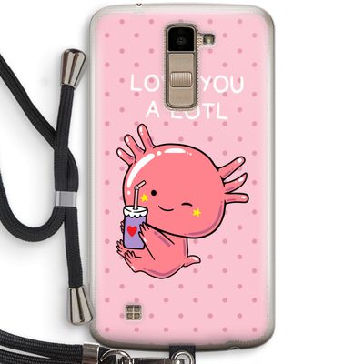 Love You A Lotl: LG K10 (2016) Transparant Hoesje met koord