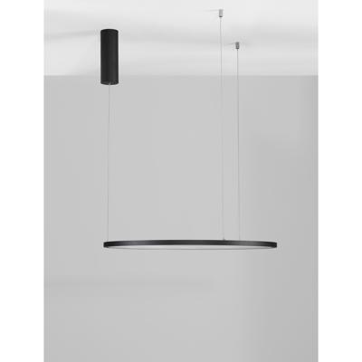 Lyora Ronde hanglampTarquin zwart Ø 60cm - 9345601
