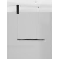 Lyora Ronde hanglampTarquin zwart Ø 60cm - 9345601