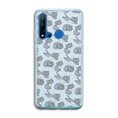 Poezen: Huawei P20 Lite (2019) Transparant Hoesje