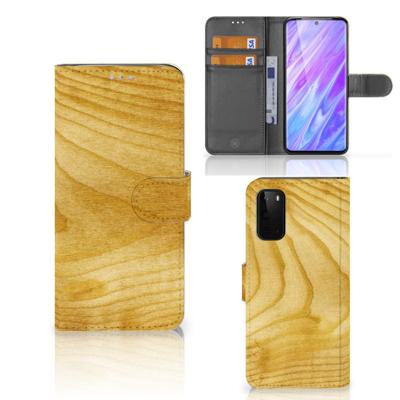 Samsung Galaxy S20 | Book Style Case | Licht Hout | Portemonnee hoesje