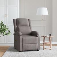 Massagestoel stof taupe