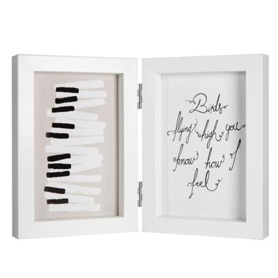 Henzo Piano Photoframe 2x 10X15 Wit