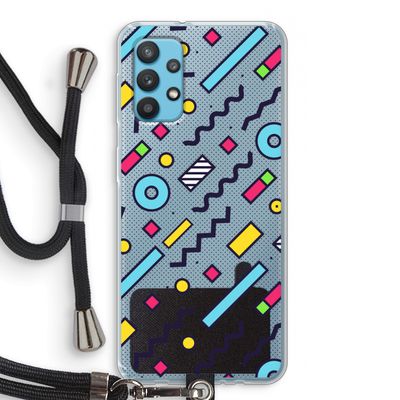 8-bit N°8: Samsung Galaxy A32 4G Transparant Hoesje met koord