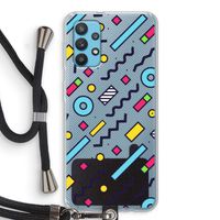 8-bit N°8: Samsung Galaxy A32 4G Transparant Hoesje met koord