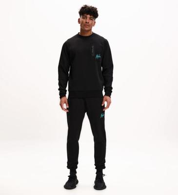 Malelions Sport Counter Sweater Ms1-ss25-21 Sweater 924 Black/turquoise