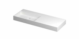Wastafel INK United 1200x450x110 mm Mat wit 0206442