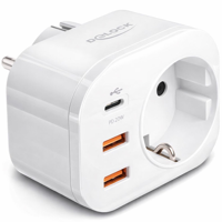 USB C + A stopcontact