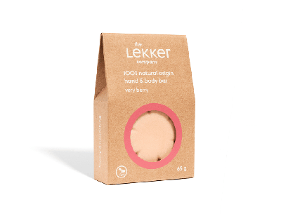 The LEKKER Company Natuurlijke hand & body bar - very berry
