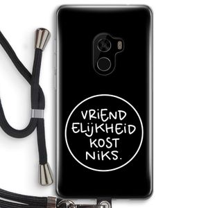 Vriendelijkheid: Xiaomi Mi Mix 2 Transparant Hoesje met koord
