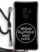 Vriendelijkheid: Xiaomi Mi Mix 2 Transparant Hoesje met koord