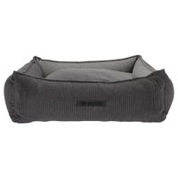 Wooff Mand Cocoon Rib Velours Antraciet Medium 70 x 60 x 20 cm Wooff Mand Cocoon Rib Velours Antraciet Medium 70 x 60 x 20 cm