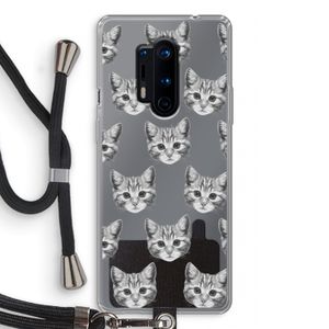 Kitten: OnePlus 8 Pro Transparant Hoesje met koord