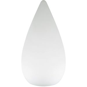LED Tafellamp - Trion Palina - 1.5W - Warm Wit 3000K - RGBW - Dimbaar - Ovaal - Mat Wit - Kunststof