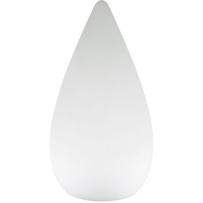 LED Tafellamp - Trion Palina - 1.5W - Warm Wit 3000K - RGBW - Dimbaar - Ovaal - Mat Wit - Kunststof