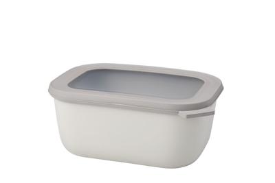 Multikom cirqula rechthoekig 1500 ml nordic white - Mepal