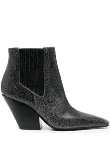 Casadei bottes Ariana 80 mm en cuir - Noir