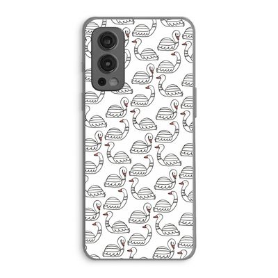 Zwanen: OnePlus Nord 2 5G Transparant Hoesje