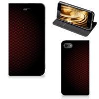 iPhone 7 | 8 | SE (2020) | SE (2022) | Hoesje met Magneet | Geruit Rood