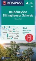 Wandelkaart 493 Baldeneysee - Elfringhauser Schweiz | Kompass - thumbnail