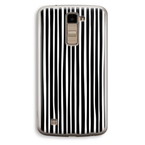 Stripes: LG K10 (2016) Transparant Hoesje