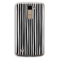 Stripes: LG K10 (2016) Transparant Hoesje