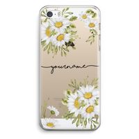 Daisies: iPhone 5 / 5S / SE Transparant Hoesje Daisies: iPhone 5 / 5S / SE Transparant Hoesje