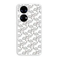 Zwanen: Huawei P50 Transparant Hoesje
