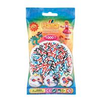 Hama strijkkralenmix gestreept (091), 1000st.